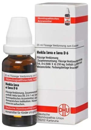 DHU Hekla lava e lava D6 20 ml Dilution