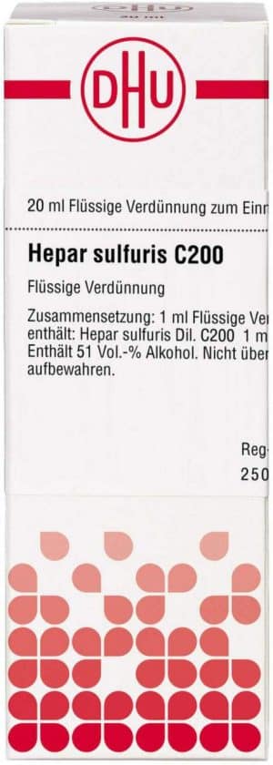 DHU Hepar sulfuris C200 Dilution 20 ml