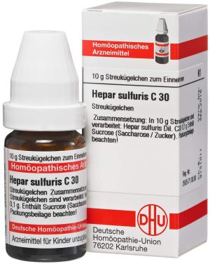 DHU Hepar sulfuris C30 10 g Globuli