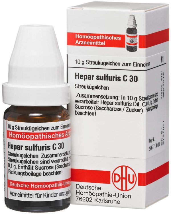 DHU Hepar sulfuris C30 10 g Globuli