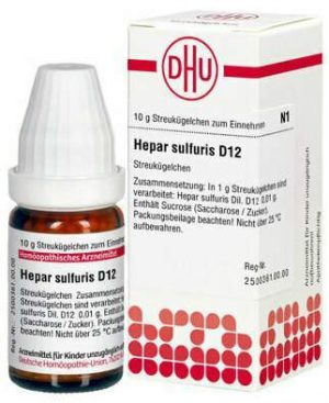 DHU Hepar sulfuris D12 80 Tabletten
