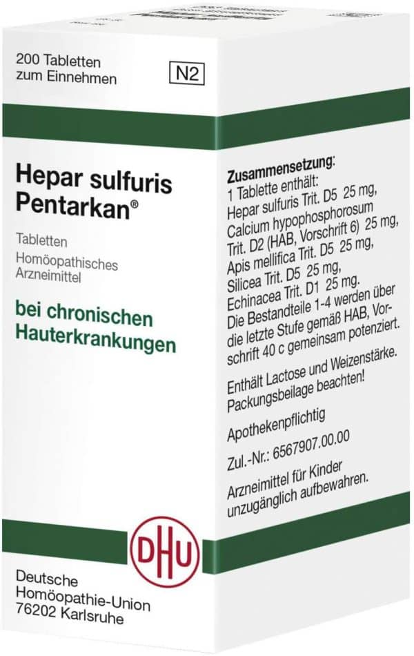 DHU Hepar sulfuris Pentarkan Tabletten