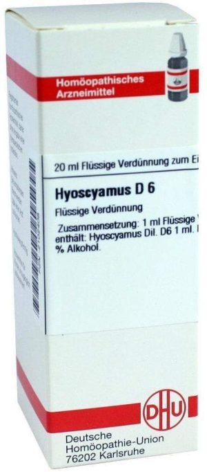 DHU Hyoscyamus D6 20 ml Dilution