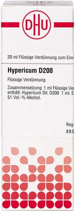 DHU Hypericum D200 Dilution 20 ml