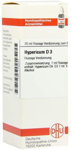DHU Hypericum D3 20 ml Dilution