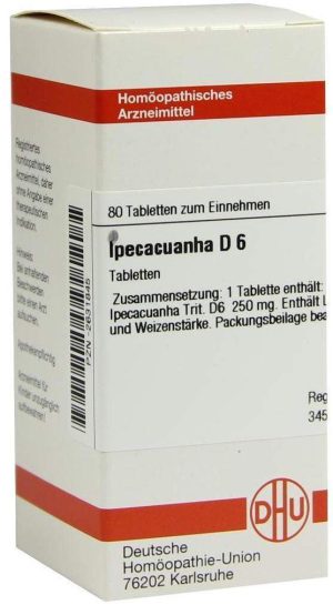 DHU Ipecacuanha D6 80 Tabletten