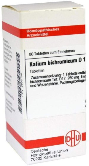 DHU Kalium bichromicum D12 80 Tabletten