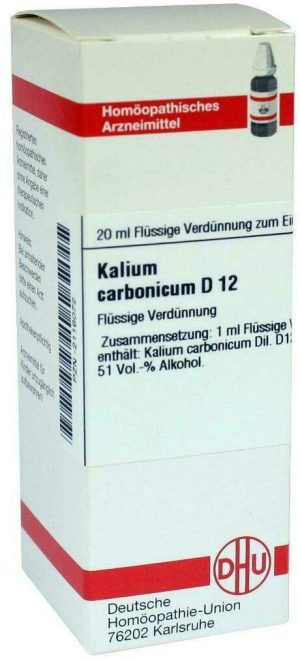 DHU Kalium carbonicum D12 Dilution