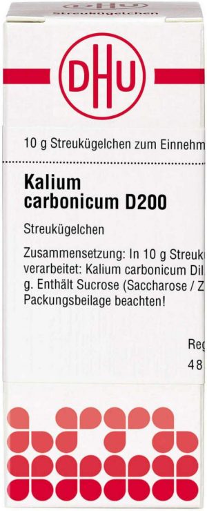 DHU Kalium carbonicum D200 Globuli 10 g