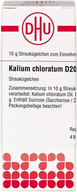 DHU Kalium chloratum D200 Globuli 10 g