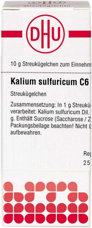 DHU Kalium sulfuricum C6 Globuli 10 g