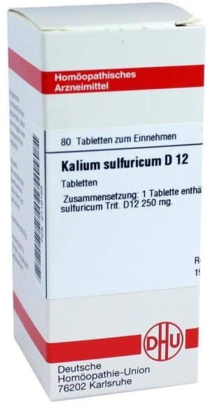 DHU Kalium sulfuricum D12 80 Tabletten