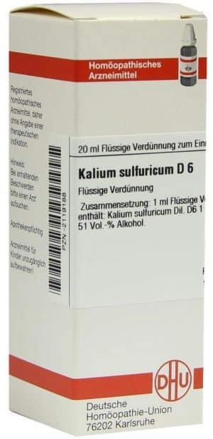 DHU Kalium sulfuricum D6 Dilution