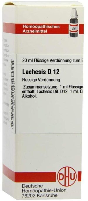 DHU Lachesis D12 20 ml Dilution