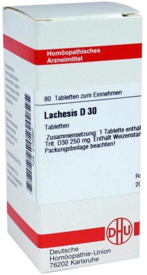 DHU Lachesis D30 80 Tabletten