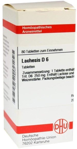DHU Lachesis D6 80 Tabletten