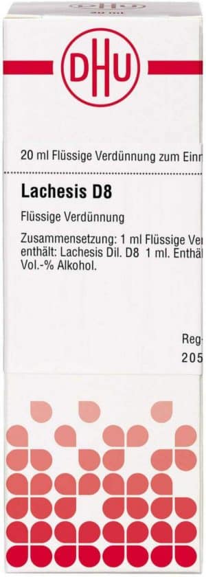 DHU Lachesis D8 Dilution 20 ml