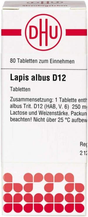 DHU Lapis albus D12 80 Tabletten