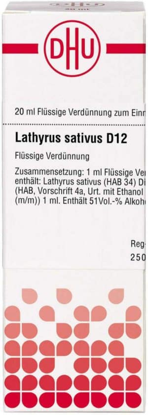 DHU Lathyrus sativus D12 Dilution 20 ml