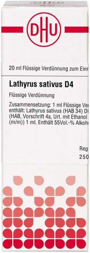 DHU Lathyrus sativus D4 Dilution 20 ml