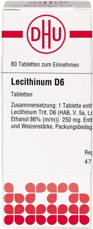 DHU Lecithinum D6 80 Tabletten