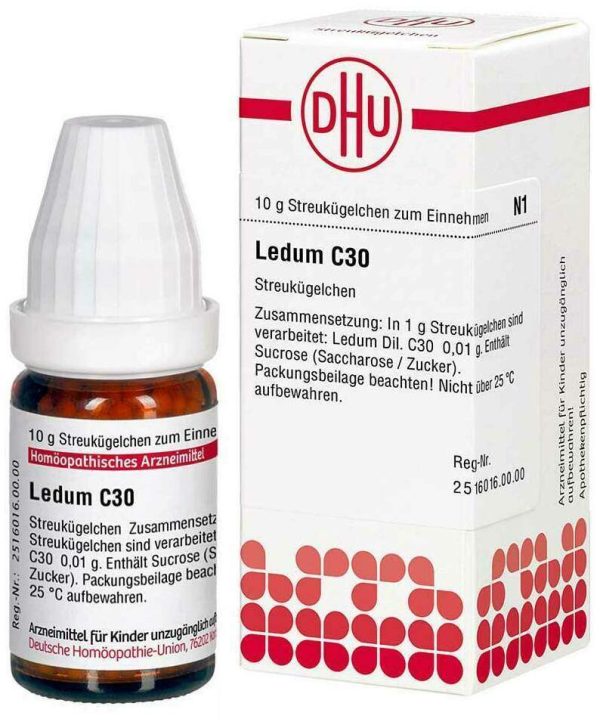 DHU Ledum C30 10 g Globuli