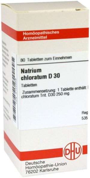 DHU Natrium chloratum D30 80 Tabletten