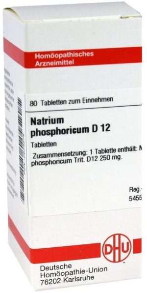 DHU Natrium phosphoricum D12 80 Tabletten