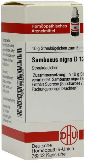 DHU Sambucus Nigra D12 10 g Globuli