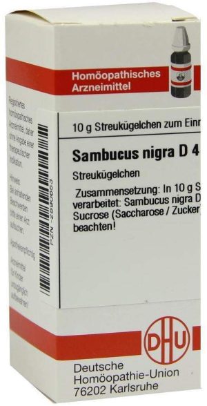 DHU Sambucus Nigra D4 10 g Globuli