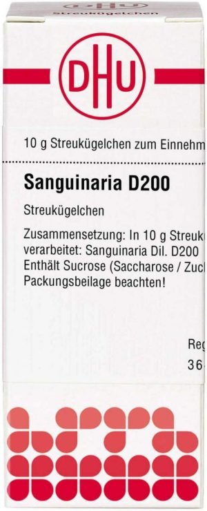 DHU Sanguinaria D200 10 g Globuli