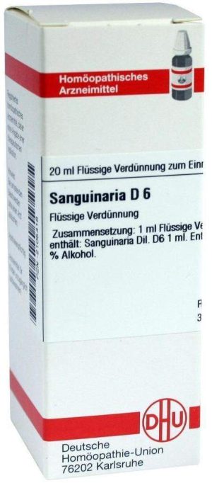 DHU Sanguinaria D6 20 ml Dilution