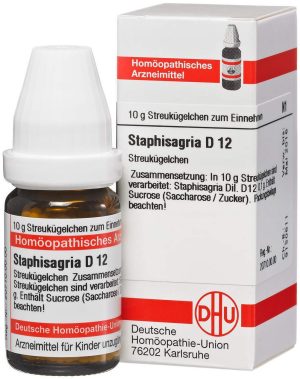 DHU Staphisagria D12 10 g Globuli