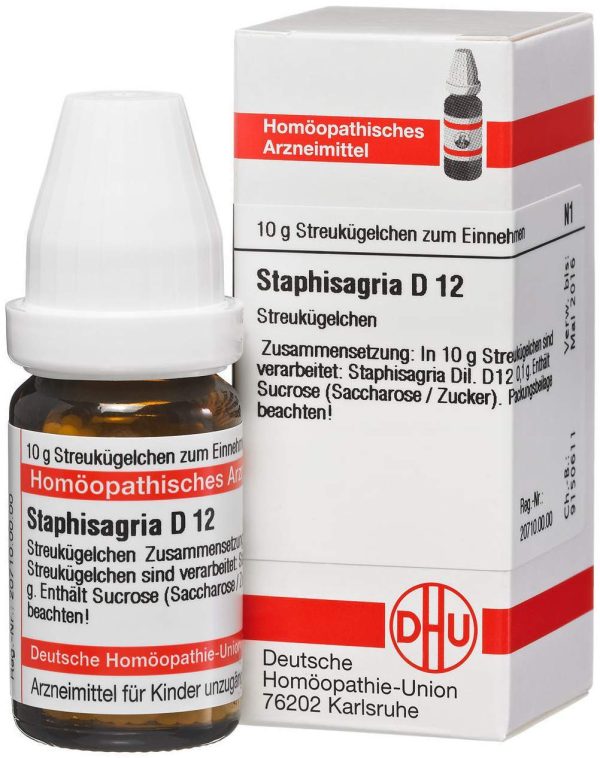 DHU Staphisagria D12 10 g Globuli