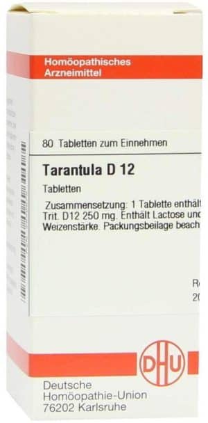 DHU Tarantula D12 80 Tabletten