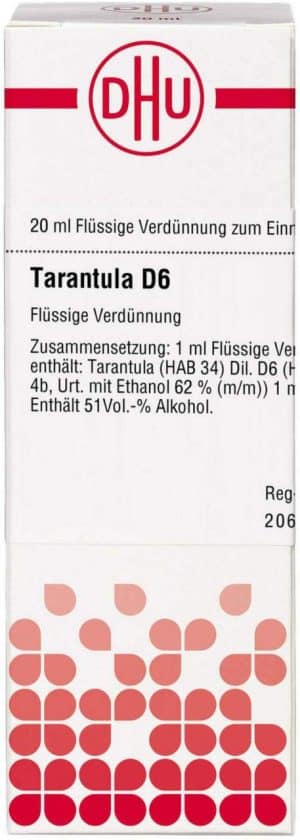 DHU Tarantula D6 20 ml Dilution