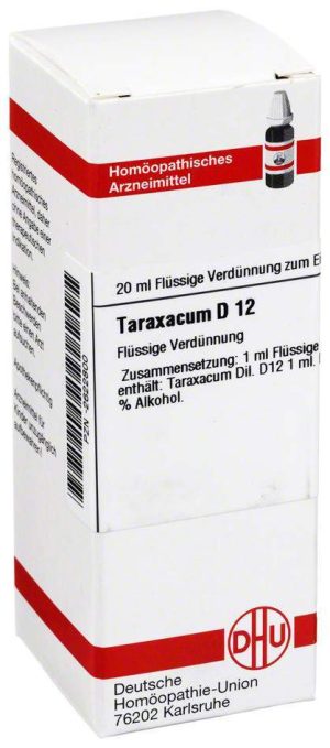 DHU Taraxacum D12 20 ml Dilution