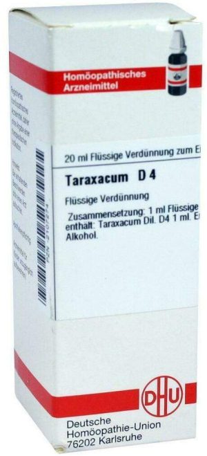 DHU Taraxacum D4 20 ml Dilution