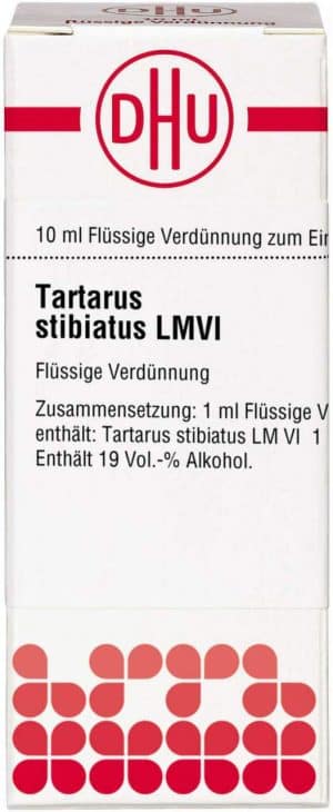 DHU Tartarus Stibiatus LMVI 10 ml Dilution