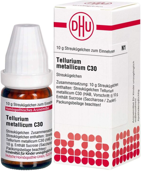 DHU Tellurium Metallicum C30 10 g Globuli