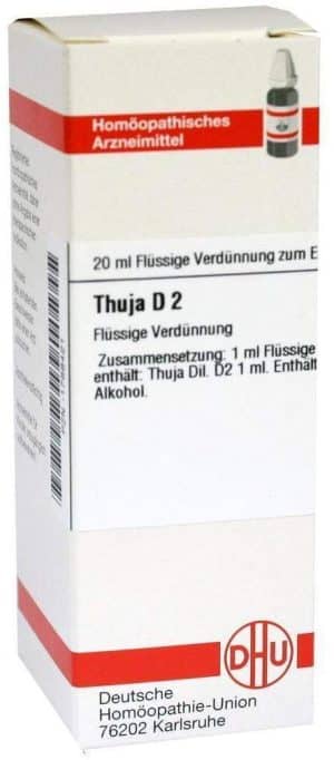 DHU Thuja D2 20 ml Dilution