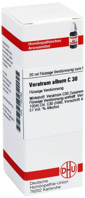 DHU Veratrum Album C30 20 ml Dilution