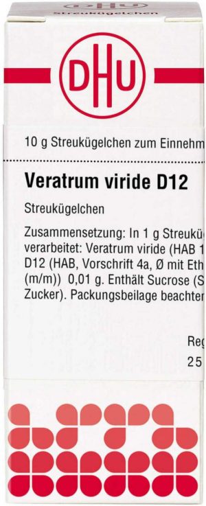 DHU Veratrum Viride D12 10 g Globuli