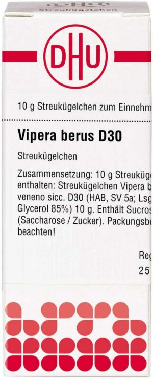 DHU Vipera Berus D30 10 g Globuli