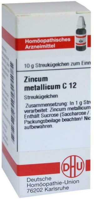 DHU Zincum Metallicum C12 10 g Globuli