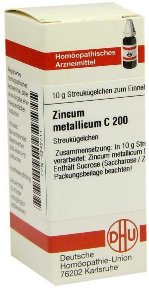 DHU Zincum Metallicum C200 10 g Globuli