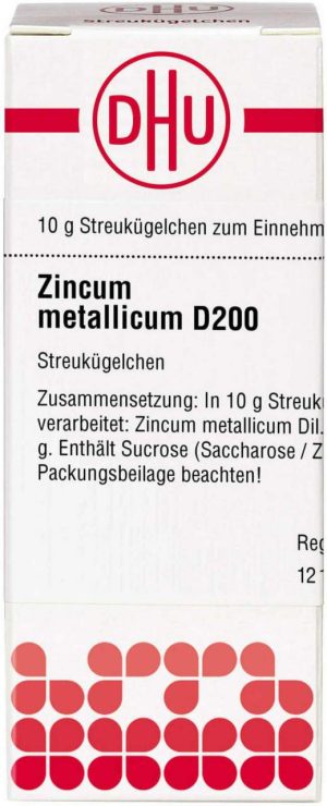 DHU Zincum Metallicum D200 10 g Globuli