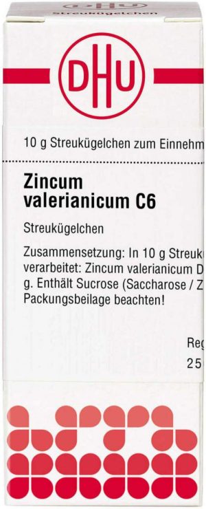 DHU Zincum Valerianicum C6 10 g Globuli