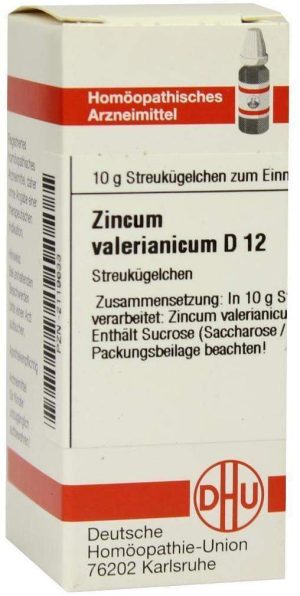 DHU Zincum Valerianicum D12 10 g Globuli