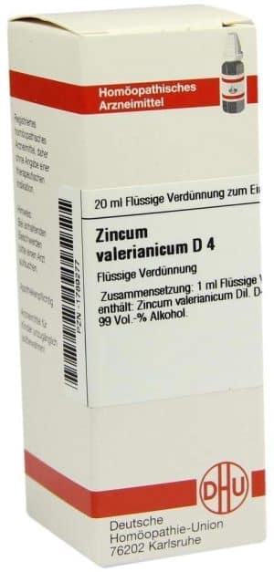 DHU Zincum Valerianicum D4 20 ml Dilution